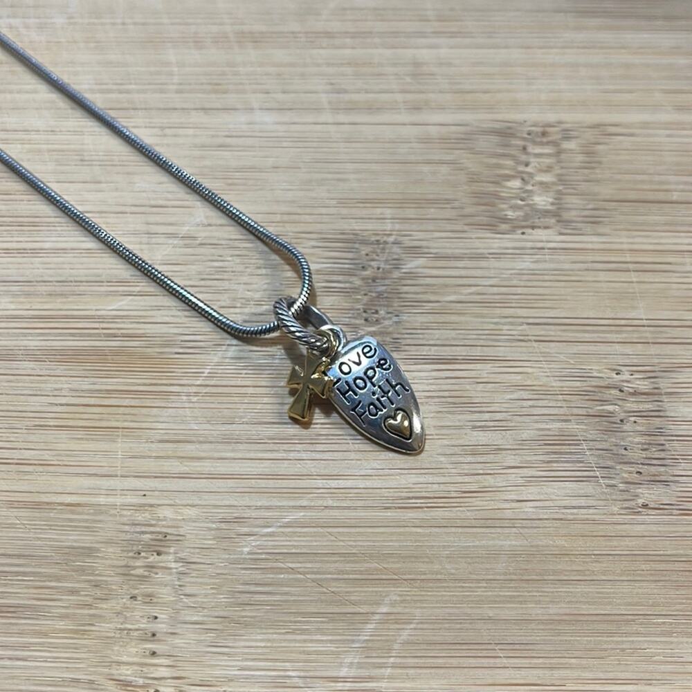 BRIGHTON love hope faith necklace‎ - Picture 1 of 4